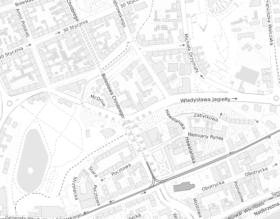 Mapa z adresem organizacji