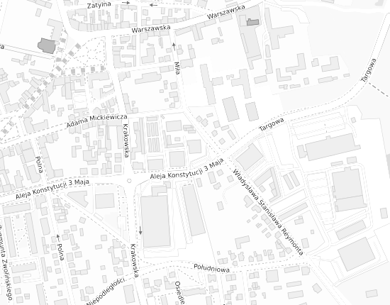Mapa z adresem organizacji