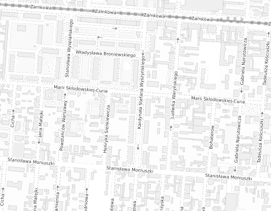 Mapa z adresem organizacji
