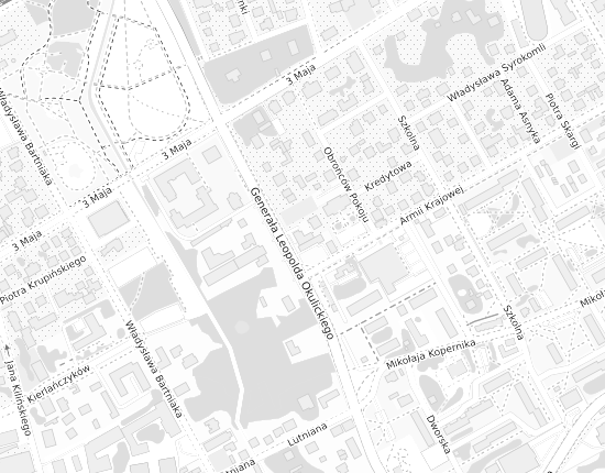 Mapa z adresem organizacji