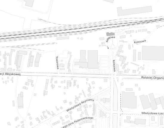 Mapa z adresem organizacji