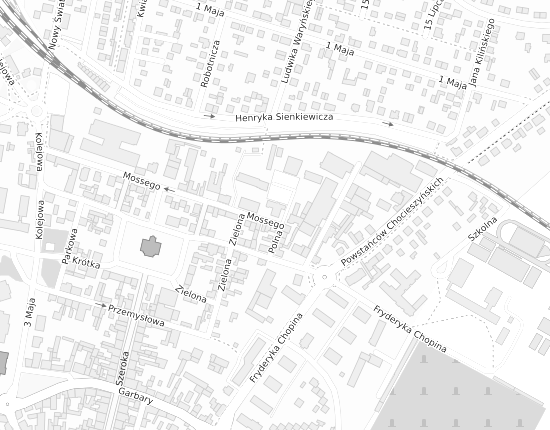 Mapa z adresem organizacji