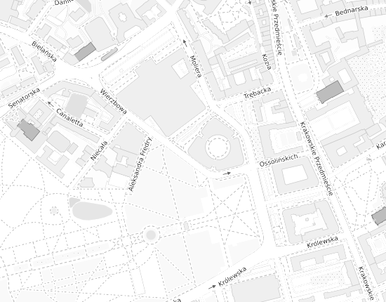 Mapa z adresem organizacji