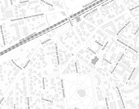 Mapa z adresem organizacji
