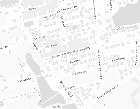 Mapa z adresem organizacji