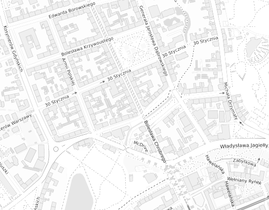 Mapa z adresem organizacji