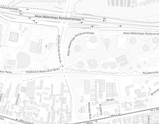 Mapa z adresem organizacji