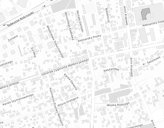 Mapa z adresem organizacji