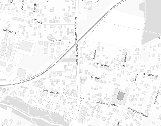 Mapa z adresem organizacji