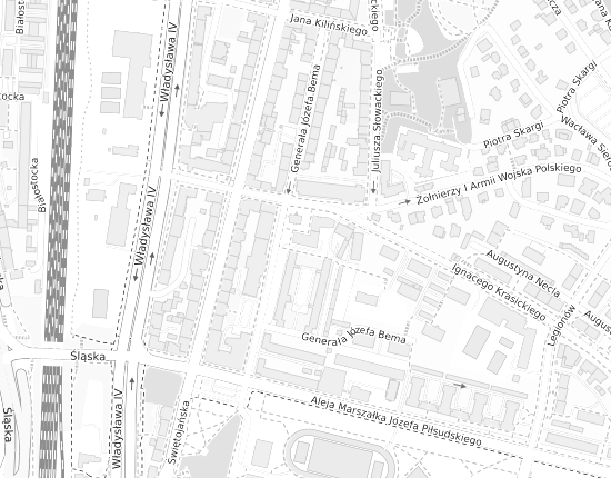 Mapa z adresem organizacji