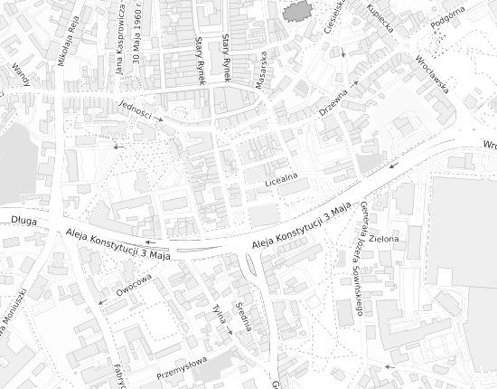 Mapa z adresem organizacji
