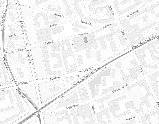 Mapa z adresem organizacji