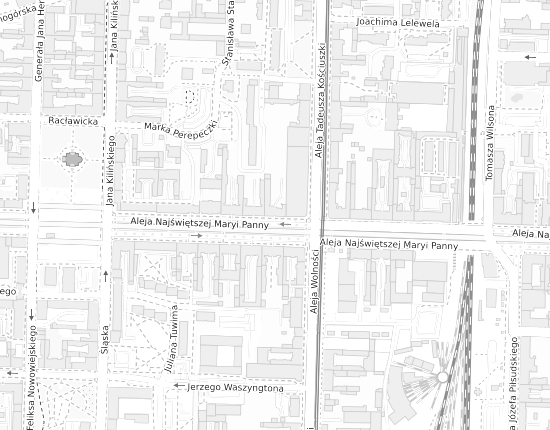 Mapa z adresem organizacji