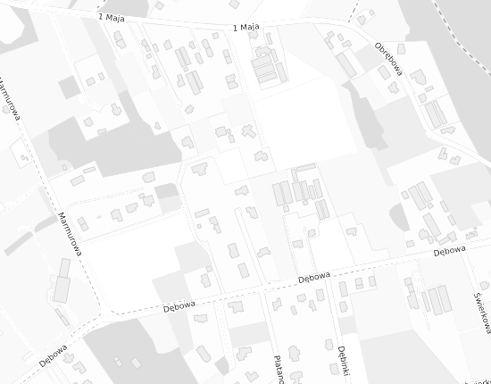 Mapa z adresem organizacji
