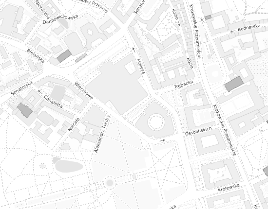 Mapa z adresem organizacji