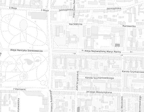 Mapa z adresem organizacji
