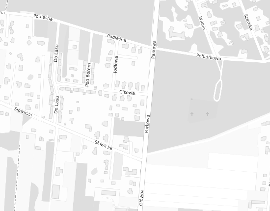 Mapa z adresem organizacji