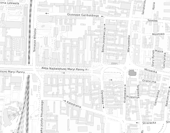 Mapa z adresem organizacji