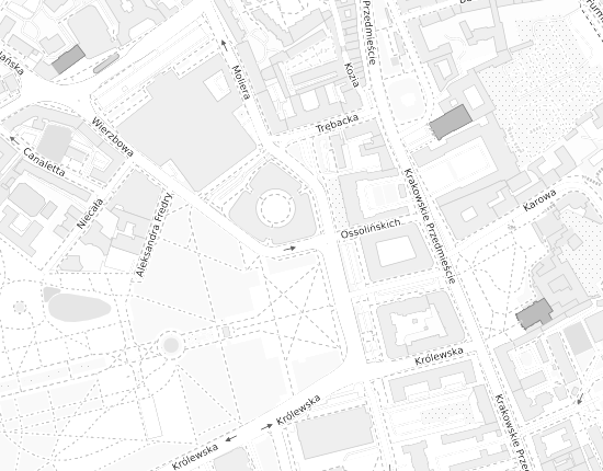 Mapa z adresem organizacji