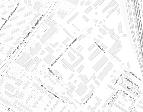 Mapa z adresem organizacji