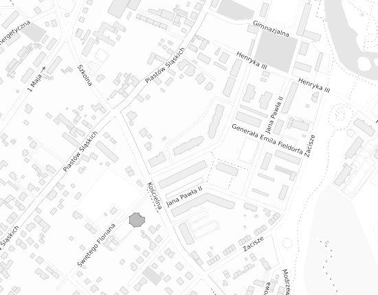 Mapa z adresem organizacji