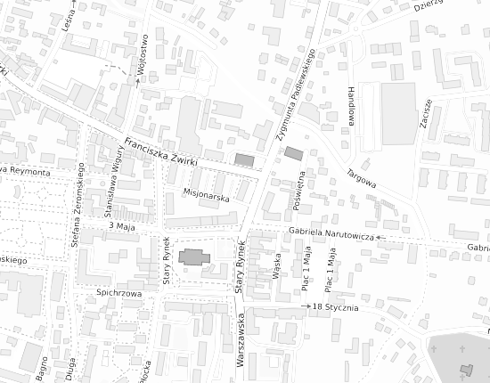 Mapa z adresem organizacji