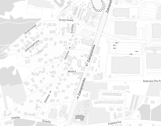 Mapa z adresem organizacji