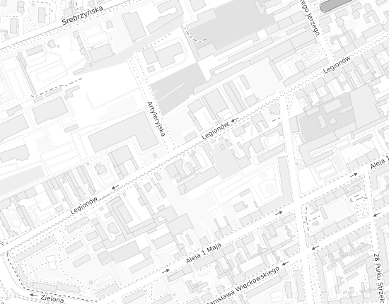 Mapa z adresem organizacji