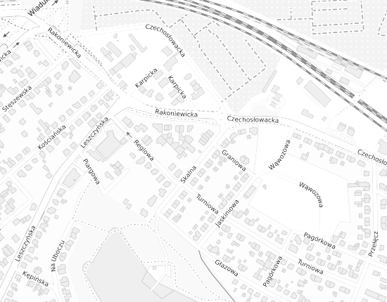 Mapa z adresem organizacji