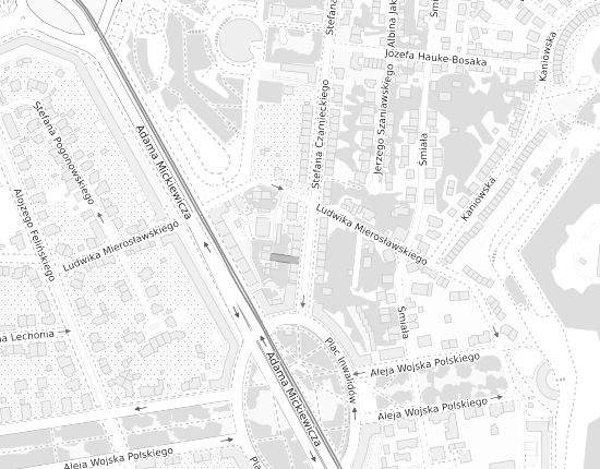 Mapa z adresem organizacji