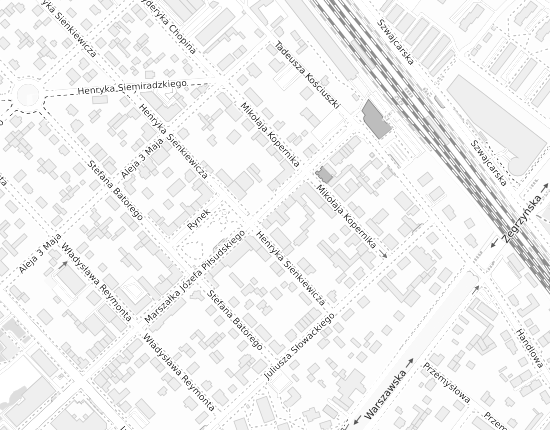Mapa z adresem organizacji