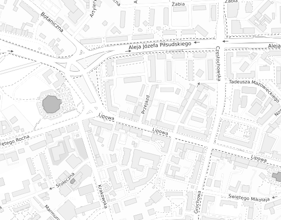 Mapa z adresem organizacji