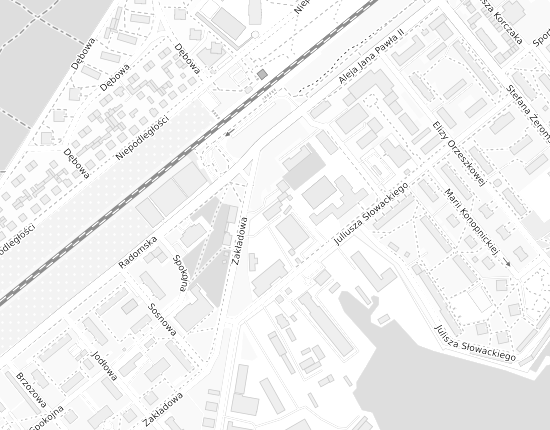 Mapa z adresem organizacji