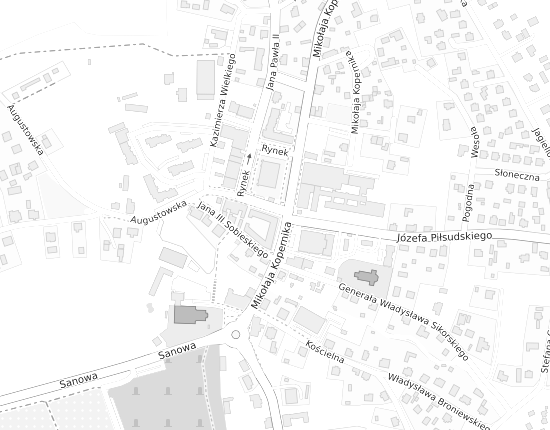 Mapa z adresem organizacji