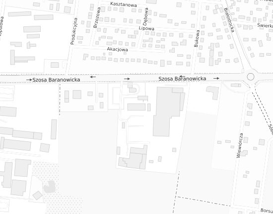 Mapa z adresem organizacji