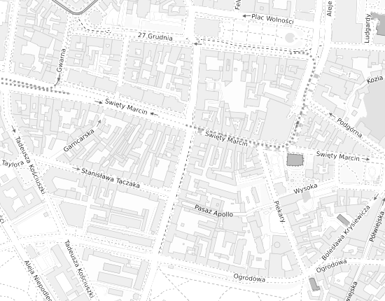 Mapa z adresem organizacji