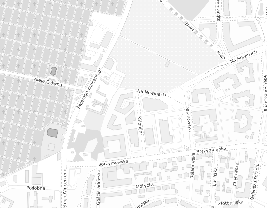 Mapa z adresem organizacji
