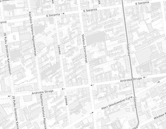 Mapa z adresem organizacji