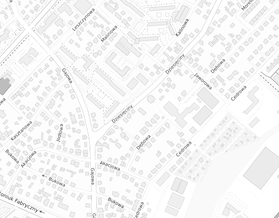 Mapa z adresem organizacji