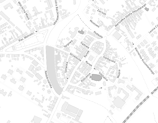 Mapa z adresem organizacji