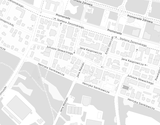 Mapa z adresem organizacji