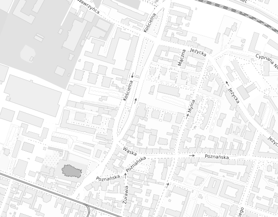 Mapa z adresem organizacji