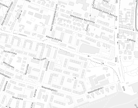 Mapa z adresem organizacji