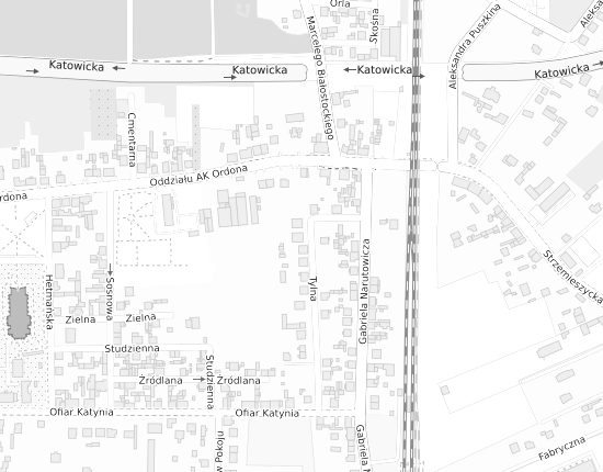 Mapa z adresem organizacji