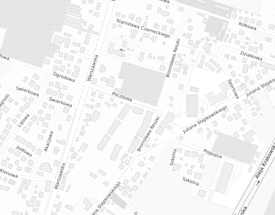 Mapa z adresem organizacji