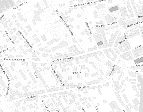 Mapa z adresem organizacji