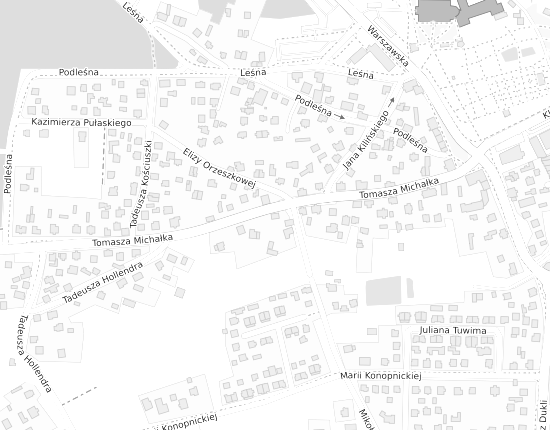 Mapa z adresem organizacji