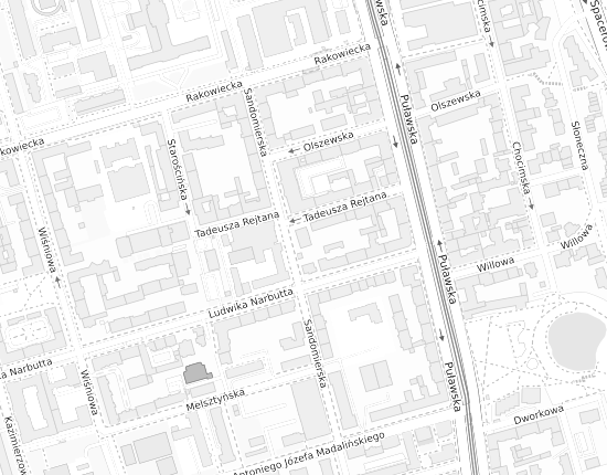 Mapa z adresem organizacji