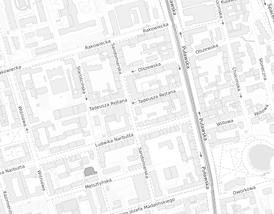 Mapa z adresem organizacji