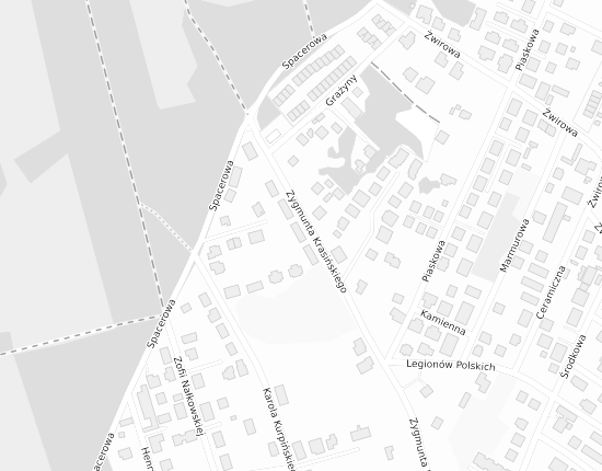 Mapa z adresem organizacji